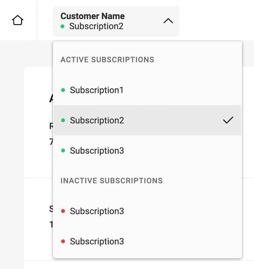 Subscriptions change